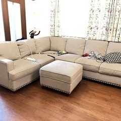 早い方勝ち！　7人掛けソファセット　新品に近い