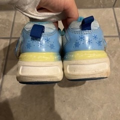 【アナ雪】子供靴☆16cm  ムーンスター 光る靴の画像