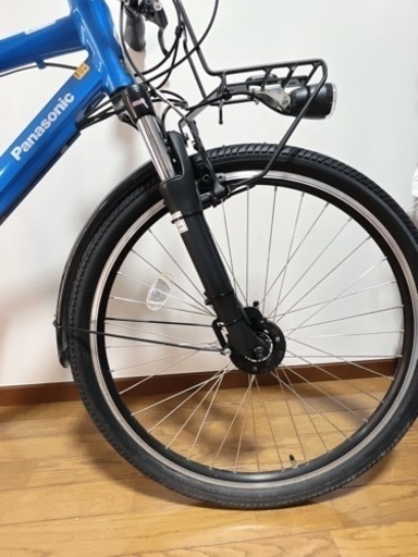  パナソニック BE-ELH342Vハリヤー フラッシュアクア 電動アシスト自転車12Aマウンテンバイク