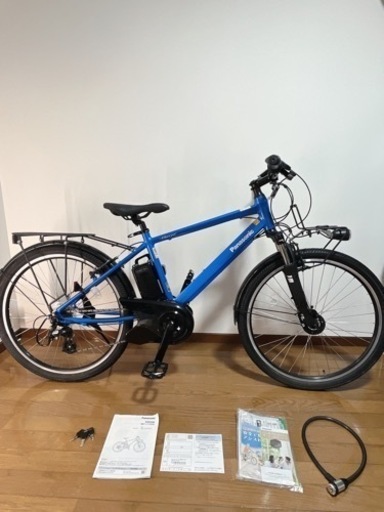 パナソニック BE-ELH342Vハリヤー フラッシュアクア 電動アシスト自転車12Aマウンテンバイク