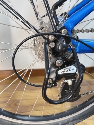  パナソニック BE-ELH342Vハリヤー フラッシュアクア 電動アシスト自転車12Aマウンテンバイク