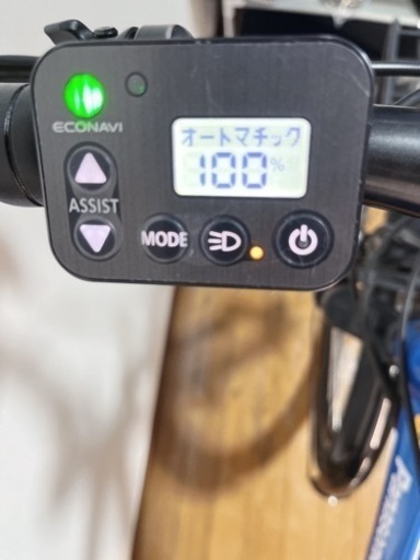 パナソニック BE-ELH342Vハリヤー フラッシュアクア 電動アシスト自転車12Aマウンテンバイク