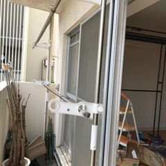 【取引中】物干し竿セット　突っ張り棒タイプ