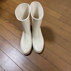 無料　長靴　24.5cm  記名あり　汚れあり　手渡し