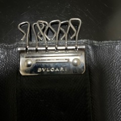 ブルガリ　黒・折りたたみキーケースの画像