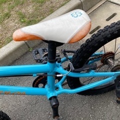 ヨツバサイクル16 キッズバイク　ラムネブルーの画像