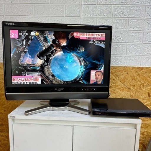 SHARP 液晶テレビ　SONY DVDプレイヤー　アクオス　t.kita