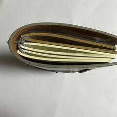 A6 綴じ手帳 グレーの画像