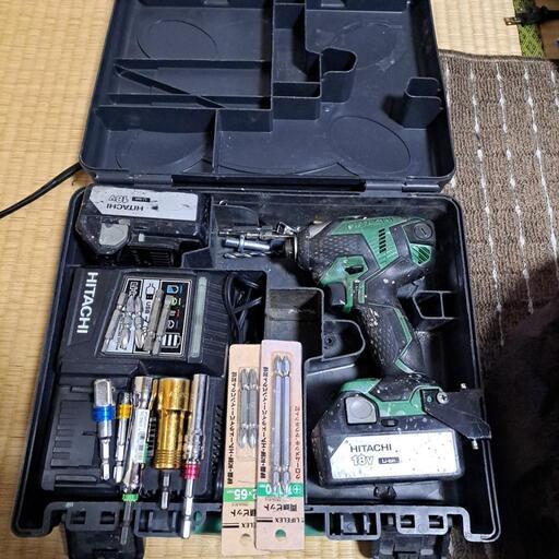 本日のみの値引きHITACHI（HiKOKI）18Vインパクトドライバー
