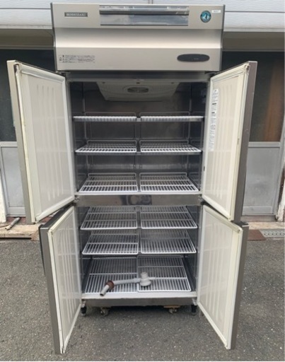 【動確済み】ホシザキ 業務用冷蔵庫 HR-90XT-ML 大容量 606L 単相100V 厨房機材 店舗用品 縦型4枚扉 4ドア 縦型冷蔵庫 大型冷蔵庫 大阪発