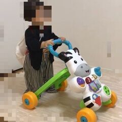 美品！【生後6ヶ月〜】しまうまくんのバイリンガル・ウォーカーの画像