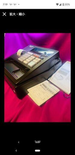 レジロール2巻付♪【美品】SHARP  シャープ　XE-A107 レジスター
