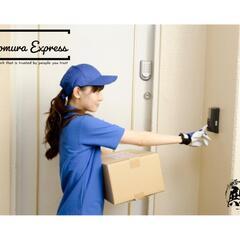  配達員募集、大手企業、様々な荷物、宅配の荷物の配達スタッフの画像