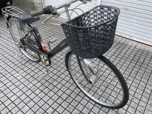 【27インチ自転車】6段変速　LEDオートライト付　鍵、チェーン新品❗️スペアキーあり　若林自転車　唐崎店　SALE中❗️