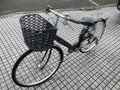 【27インチ自転車】6段変速　LEDオートライト付　鍵、チェーン新品❗️スペアキーあり　若林自転車　唐崎店　SALE中❗️