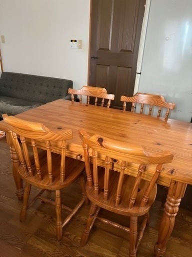 【お譲り先決まりました】ダイニングテーブルセット