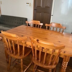 【お譲り先決まりました】ダイニングテーブルセット