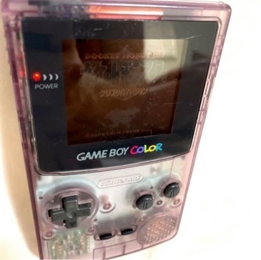 『希少』ゲームボーイカラー　クリア　ブルー 本体＋カセット　バラエティセット
