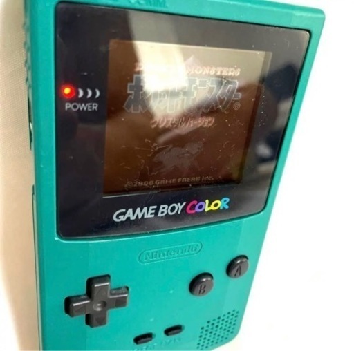 『希少』ゲームボーイカラー　クリア　ブルー 本体＋カセット　バラエティセット