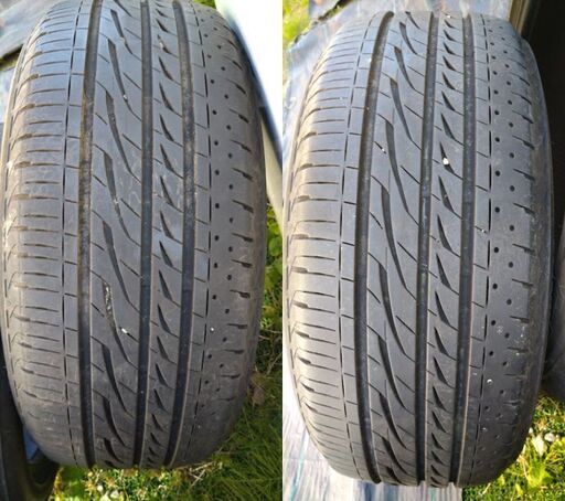ブリヂストン  レグノ BRIDGESTONE REGNO　GRVⅡ　215/50R17　８部山以上　バリ山　程度上