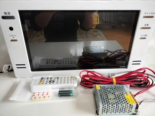 【美品】16型TWINBIRD浴室テレビVB-BS168地デジ・BS・CS白