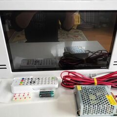 【美品】16型TWINBIRD浴室テレビVB-BS168地デジ・...