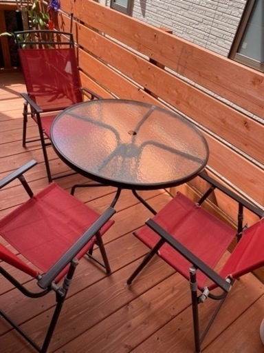 ガーデンテーブルチェア