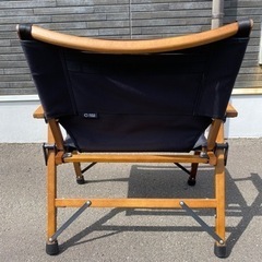 クイックキャンプ　ウッドローチェア　ローチェア　QuickCamp アウトドア　キャンプの画像