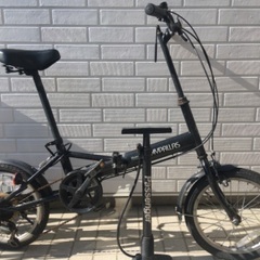マイパラス 折畳自転車16インチ・6段ギア M-102-BK(カ...
