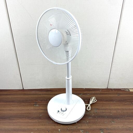 【8/10販売済KH】TEKNOS 30cmリビングメカ扇風機 KI-1735(W) テクノス 北3