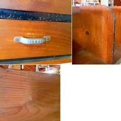 昭和レトロ 卓上 本立て ブックスタンド 木製 引き出し付き　/UJ-0521 南の画像