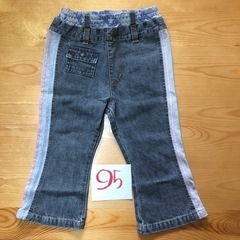 15)女の子　95サイズ　ズボン&ノースリ3点セットの画像