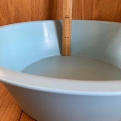 新品！洗面器　お洒落　大小セット　シンプルの画像