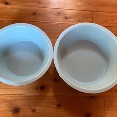 新品！洗面器　お洒落　大小セット　シンプルの画像