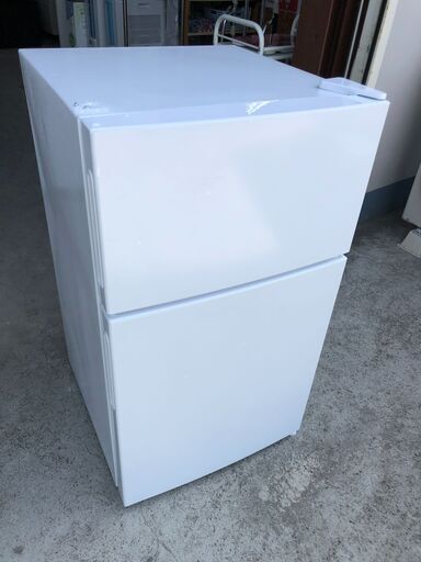 【動作保証あり】Maxzen マクスゼン 2021年 JR087ML01WH 87L 2ドア 直冷式 冷凍冷蔵庫【管理KRR510】