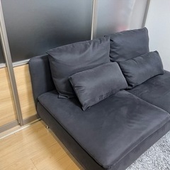 ソーデルハムン　3人掛け コンパクトソファセクション　サムスタ　ダークグレーの画像