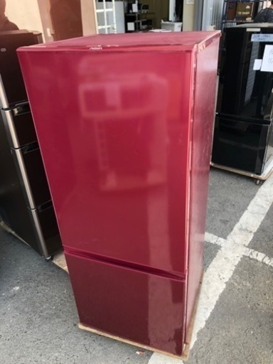 北九州市内配送無料　保証付き 　AQUA アクア AQR-18E（R） [冷蔵庫（184L・右開き）ルージュ]