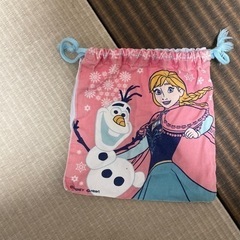 アナと雪の女王 ナフキン入れ 小物入れ 巾着の画像