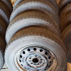 195/65R15 鉄ホイル付き　転がしや売却車両への添付用に！