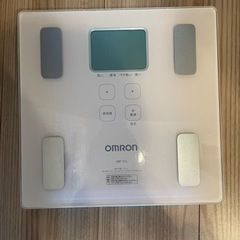【譲ります】桜色オムロン体重計　体脂肪体組成計HBF-214