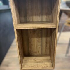 【レガストック江東店】木製二段カラーボックスの画像