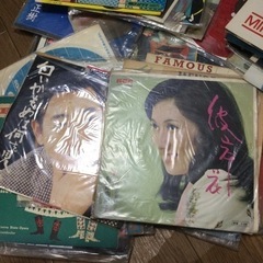 古いレコードの画像