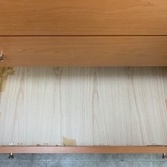 ※終了※木製 ナチュラルカラー 衣類収納 タンス 収納家具 引き出し収納 桐タンスの画像