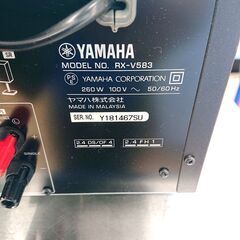 YAMAHA/ヤマハ AVレシーバー RX-V583 AVアンプ オーディオ ハイレゾの画像