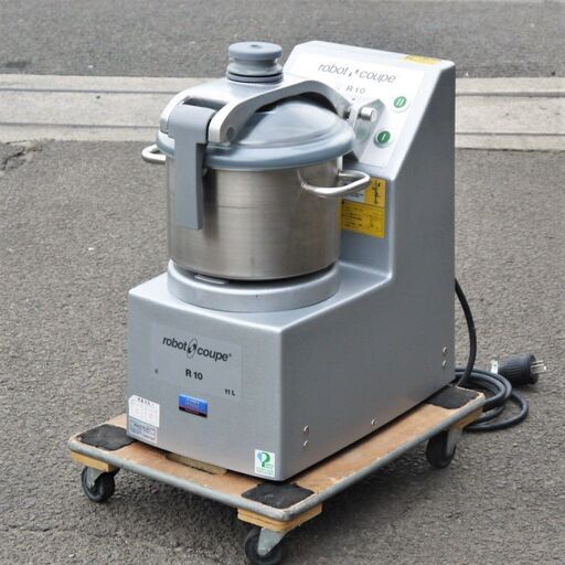 【ヤ取終了9/9】≪yt693ジ≫ 美品 ロボクープ 業務用カッターミキサー R-10E 容量11L 三相200V robotcoupe/FMI/エフエムアイ/厨房機器 50514-11