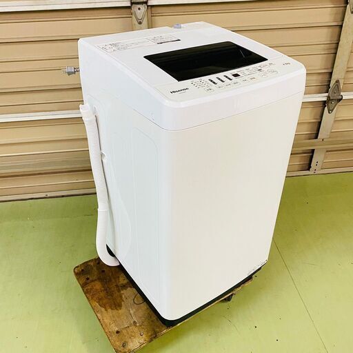 【終了】ハイセンス 全自動電気洗濯機 2018年製 4.5kg HW-E4502 １