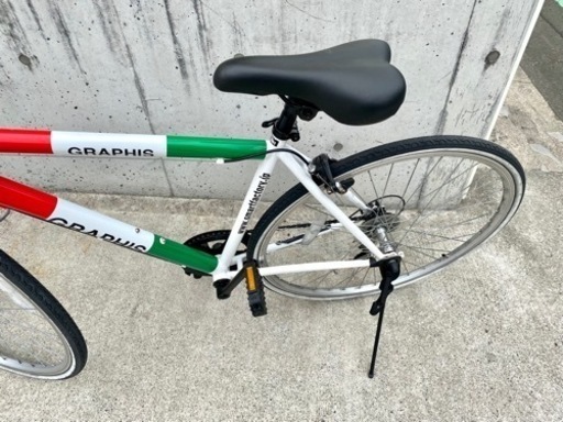 GRAPHIS クロスバイク 6段変速 イタリアカラー 中古自転車 