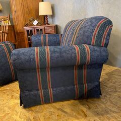 Thomasville トーマスビル ファブリック 2Pソファ ラブソファ ブルー