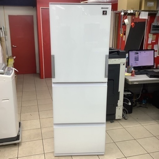SHARP  シャープ　プラズマクラスター　冷蔵庫　SJ-GW35H-W  2021年製  350L