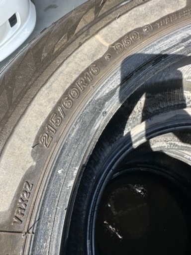 No.766 ブリヂストン 215/60R/16 スタッドレス 冬タイヤ 2019年 4本セット テリオス マークXジオ エスティマ 他
